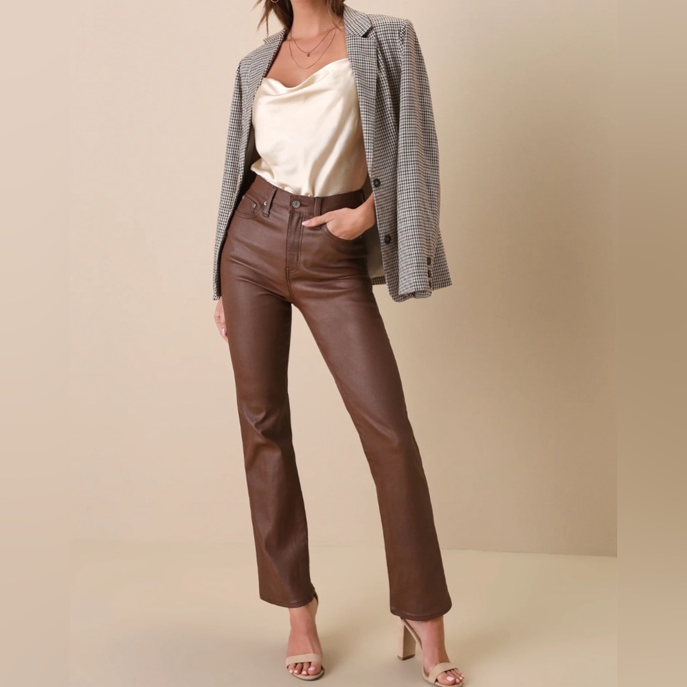 Lulus Emmerson Champagne Satin Sleeveless Cowl Neck Bodysuit